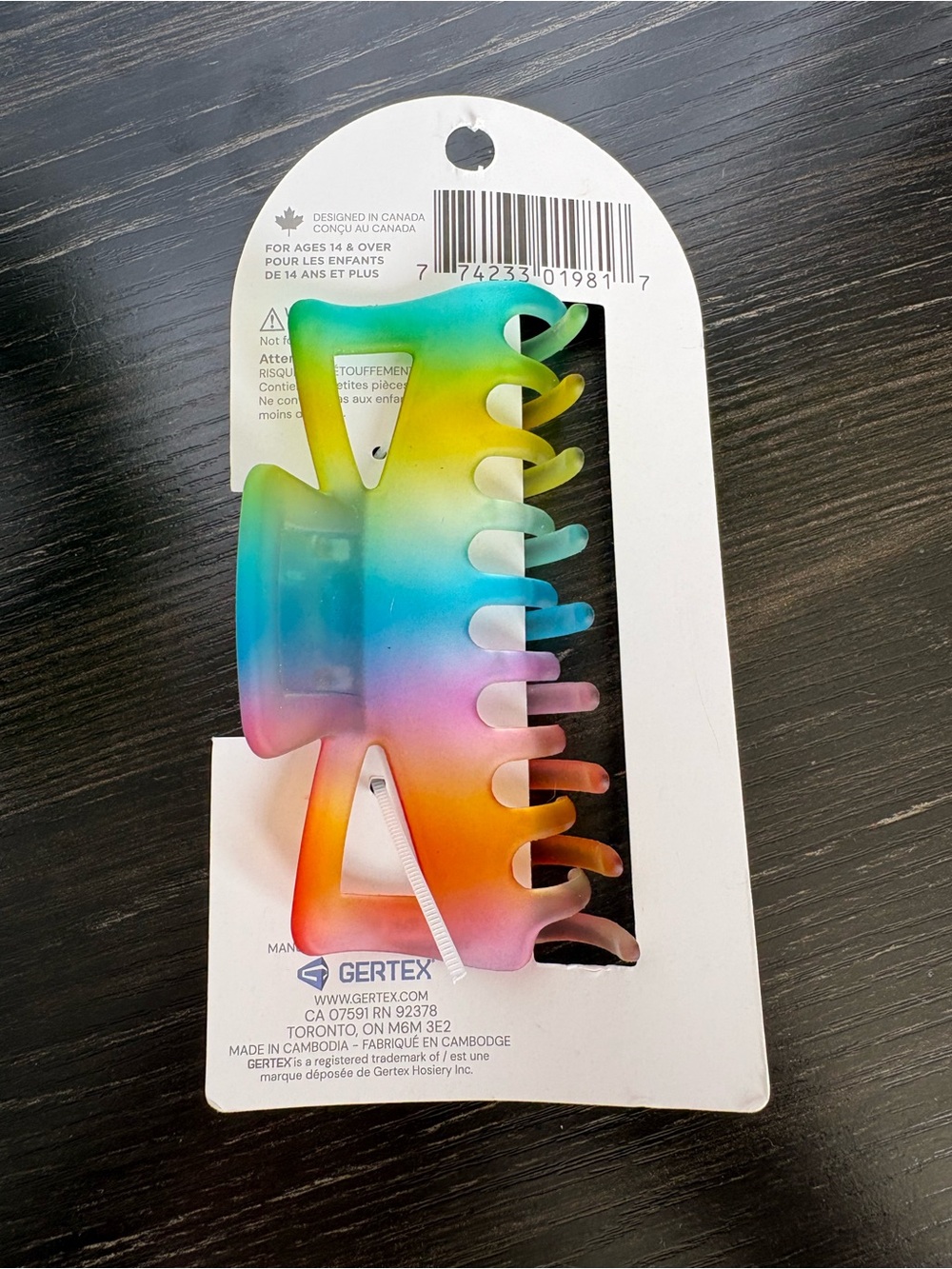 🛍️ Forever 21 Sophi Hair Claw Clip Lot 3 Pc Watermelon Rainbow Daisy Butterfly - Picture 8 of 9